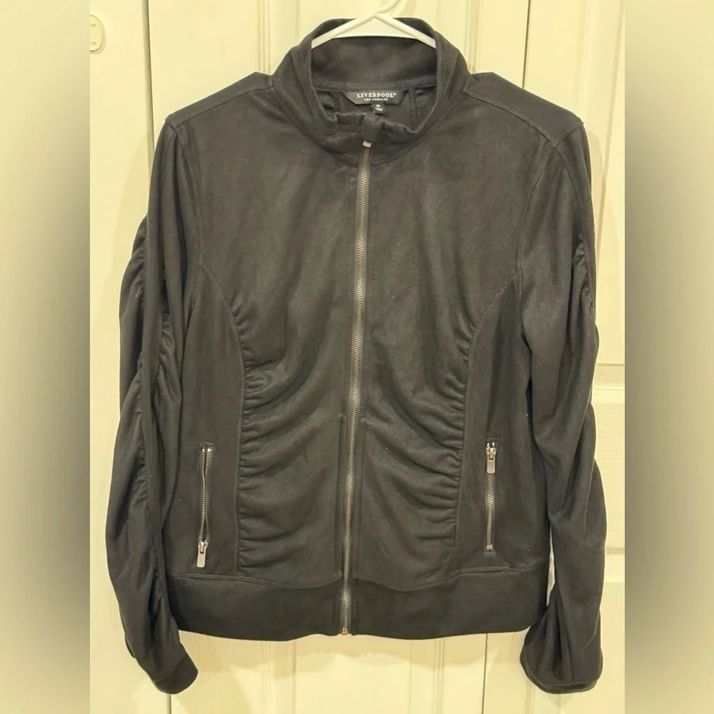 Liverpool Rouched Tech Jacket Size Medium - Picture 10 of 13